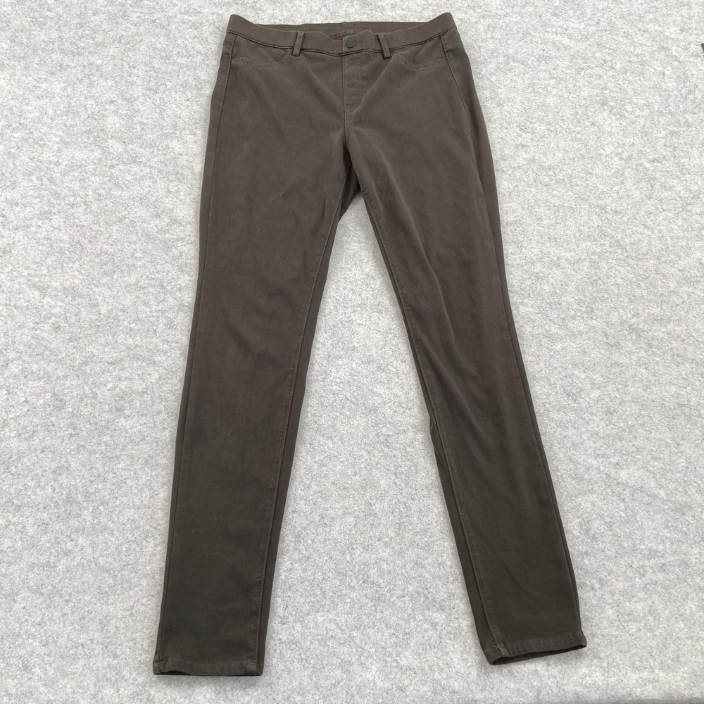 Uniqlo Skinny Jeans Mens L (30x28) Brown Dark Wash Slim Fit Stretch Denim Pants